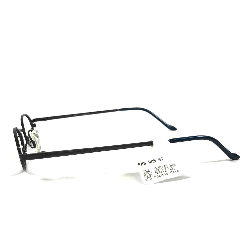 ogi Eyeglasses Frames 5002 COL. 73 Navy Blue Oval Full Rim Titanium 40-20-140